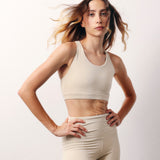 Moon Cream Sports Top