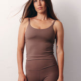 Nunu Tank Top Espresso. Sports top with built-in support