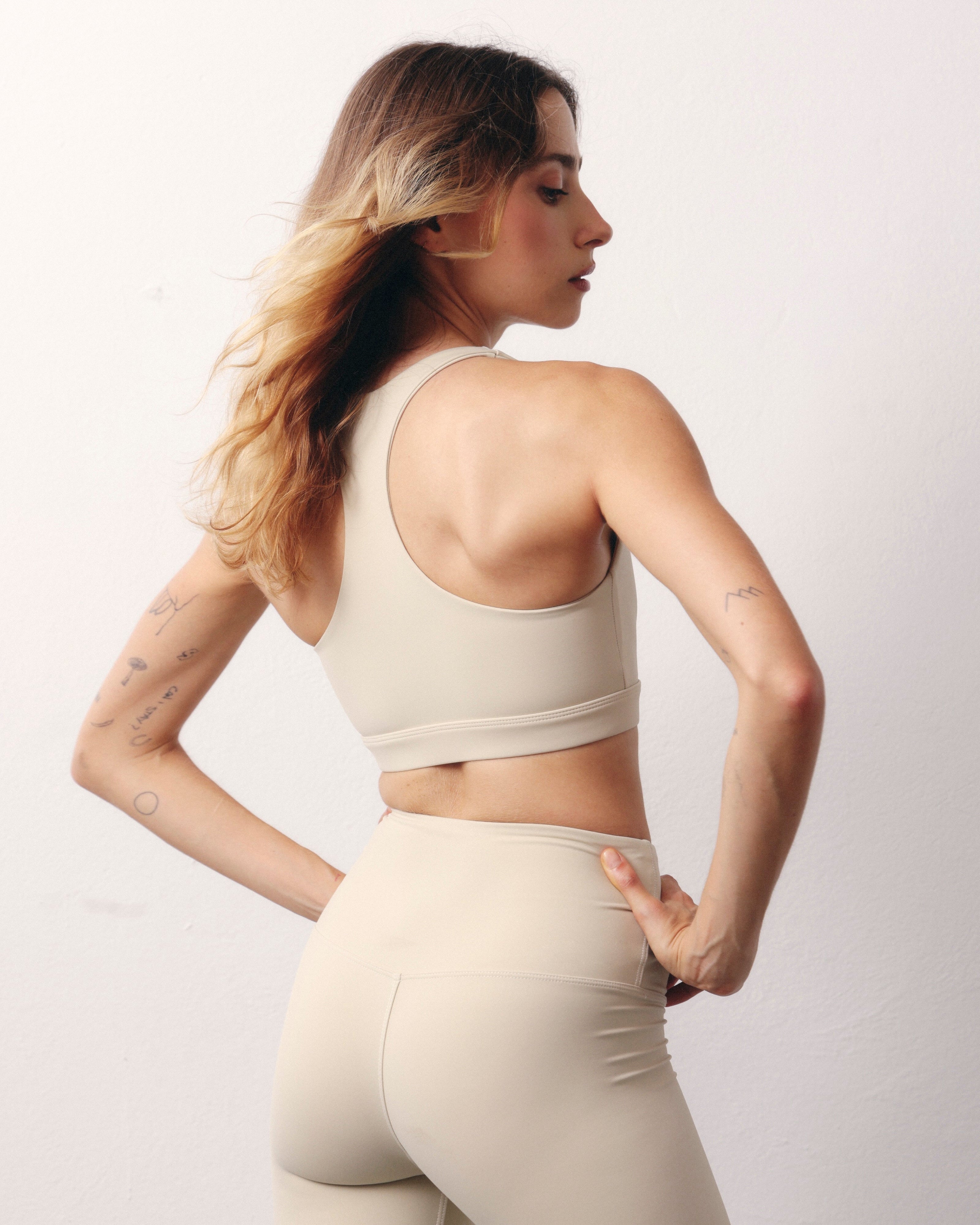 Moon Cream Sports Top