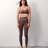 Iris Top Espresso. Medium support sports bra