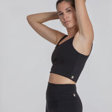 Estela Crop Top Yin. Sustainable women's yoga top