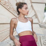 High-waisted legging. Chleo Wine