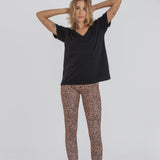 Aura Cotton T-shirt Yin. Women's organic cotton t-shirt