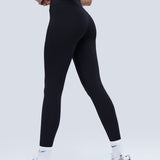 Extra high-waisted leggings. Sun Yin