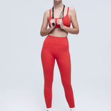High-waisted legging. Chleo Coral