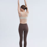 Extra high-waist legging. Sun Espresso
