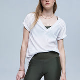 Aura Cotton T-shirt Yang. Women's organic cotton t-shirt