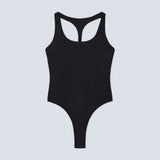 Magnolia Bodysuit Yin. Sustainable sports bodysuit for women