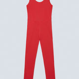 Violeta Coral Jumpsuit. Sustainable activewear jumpsuit