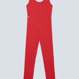 Violeta Coral Jumpsuit. Sustainable activewear jumpsuit